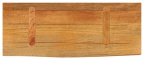 Tampo de mesa c/ borda viva 70x20x3,8 cm mangueira maciça