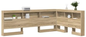 Cabeceira de armazenamento Carvalho sonoma 120 cm