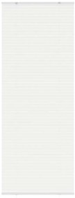 vidaXL Branco Plissada Cega 80x200 cm Largura Tecido 79,4 cm Poliéster