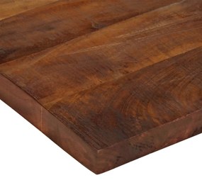 Tampo de mesa retangular 90x70x2,5 cm madeira recuperada maciça