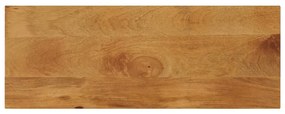 vidaXL Tampo de mesa retangular 80x30x2,5 cm mangueira maciça