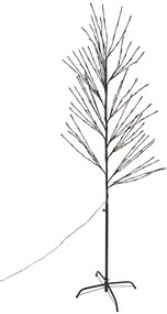 Árvore de Natal preta 200cm incl. LED IP44 - Vixen