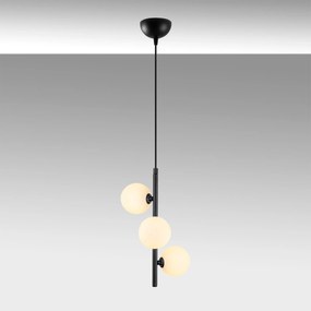 Chandelier Domino – Preto e Branco – 36 x 36 x 46 cm