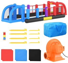 93244 Happy Hop Insuflável campo de futebol e voleibol 800x335x180 cm PVC
