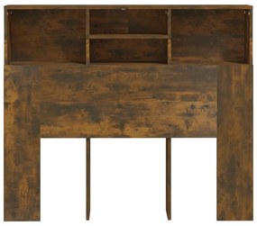 Armário de cabeceira 120x19x103,5 cm cor carvalho fumado