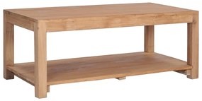 Mesa de centro 100x50x40 cm madeira de teca maciça