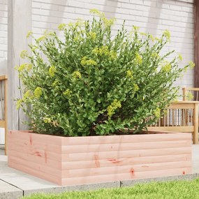 vidaXL Vaso/floreira de jardim 80x80x23 cm madeira de douglas maciça