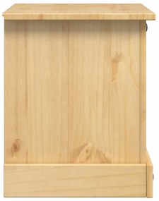 Mesa de cabeceira Corona 53x39x50 cm madeira de pinho maciça