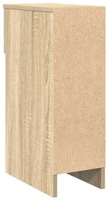 Mesa de cabeceira com gaveta 20x36x60 cm carvalho sonoma