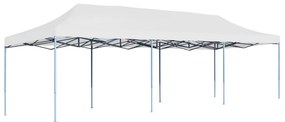 vidaXL Tenda para festas pop-up dobrável 3x9 m branco