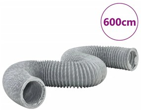 vidaXL Conduta de exaustão PVC 6 m Ø10 cm