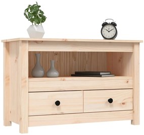 Móvel de TV 79x35x52 cm madeira de pinho maciça