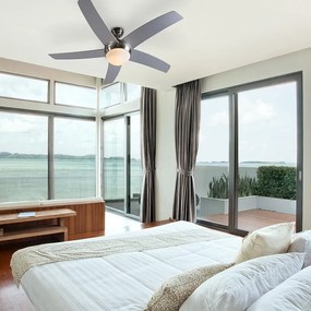 Ventilador de teto em aço 132cm com controlo remoto - Cool