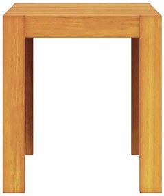 Mesa Lateral de Jardim 43x36x40 cm Madeira Sólida de Teca