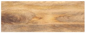 vidaXL Tampo de mesa retangular 70x40x3,8 cm mangueira maciça