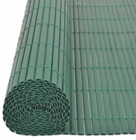 Cerca de jardim dupla face 90x400 cm verde