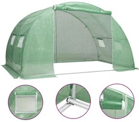 Estufa 8 m² 2x4x2 m