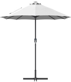 Guarda-sol de Jardim Areia 380 x 196 x 235 cm
