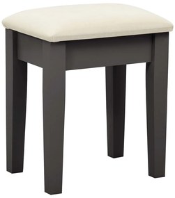 Toucador c/ banco 65x36x128 cm MDF e madeira paulownia cinzento