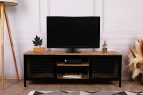 Móvel TV Zeno – Pinheiro Preto – 150 cm x 47 cm x 40 cm