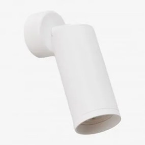 Aplique De Parede Orientável Em Alumínio Walid Branco - Sklum