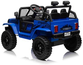 Jipe elétrico para Crianças 12V OFF ROAD 4x4 SPORT Rodas de EVA, Assento de couro Azul