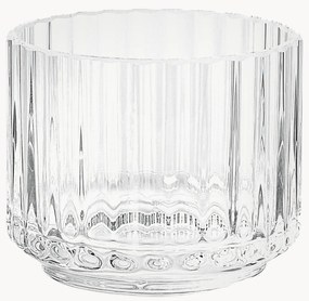 Suporte para velas artesanal com superfície canelada Lyngby