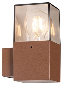 LED Candeeiro de parede exterior inteligente castanho ferrugem IP44 com Wi-Fi P45 - Dinamarca Industrial