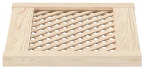Portas de armário design treliça 2 pcs 49,5x39,5cm pinho maciço