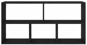 Prateleira de parede 100x25x50 cm deriv. madeira carvalho preto