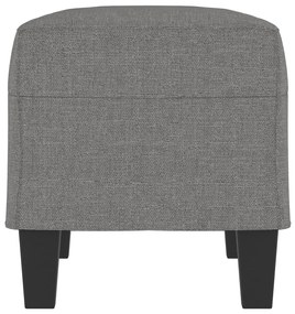 Banco 70x35x41 cm tecido cinzento-escuro