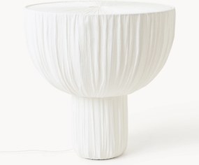 Candeeiro de mesa grande em tecido Maeva, Alt 55 cm