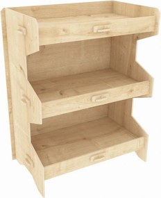 Estante Fesa – Carvalho – 65,6 x 80,5 x 34,3 cm