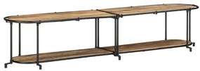 Móvel de TV 200x42x40 cm madeira de mangueira áspera maciça