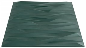 Painéis de parede 12 pcs 50x50 cm 3m² XPS pedra verde