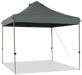 Tenda portátil para festas e eventos, com dossel pop-up de 10' x 10', ajustável com bolsa de rodinhas, branca