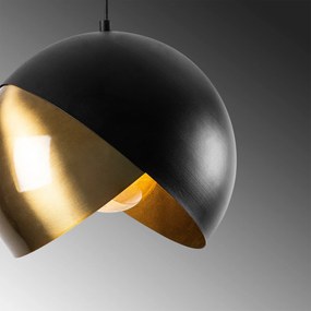 Candeeiro de Teto Pacman – Preto – 30 x 30 cm