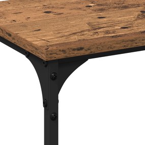 Mesa de Console Madeira Antiga 200x29x75 cm Engenharia