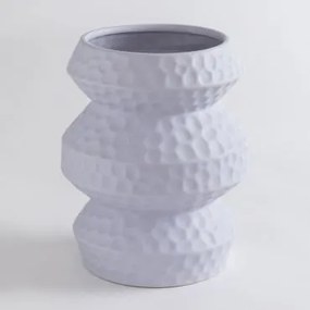 Vaso De Cerâmica Ayariz Branco - Sklum