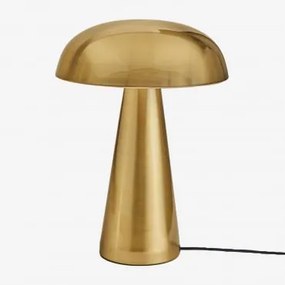 Candeeiro De Mesa De Ferro Galina ↑35 Cm Dourado - Sklum