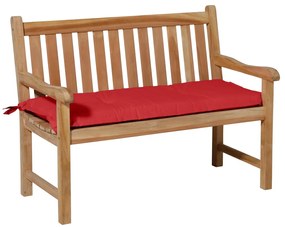Madison Almofadão para banco Panama 120x48 cm vermelho tijolo