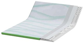 Protetores de Colchão Branco e Verde 140 x 200 cm