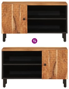 Móvel de TV 80x33x46 cm madeira de acácia maciça