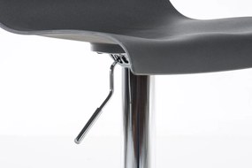 Banco de bar Hoover 39 x 84-104 x 36 cm Cinzento