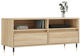 Móvel p/ TV 100x34,5x44,5 cm derivados madeira carvalho sonoma