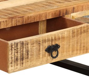 Mesa de centro 110x50x38 cm madeira de mangueira maciça