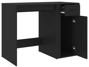 Secretária 100x49x75 cm derivados de madeira preto