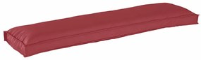 Cushions de Palete para Banco 2 pcs Vermelho Vinho 150x40x8 cm Tecido