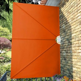 Toldo lateral dobrável para terraço 300x200 cm terracota