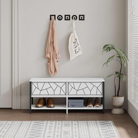 **** Hall Stand Berlin BC – Walnut Anthracite – 120x200x35 cm
**